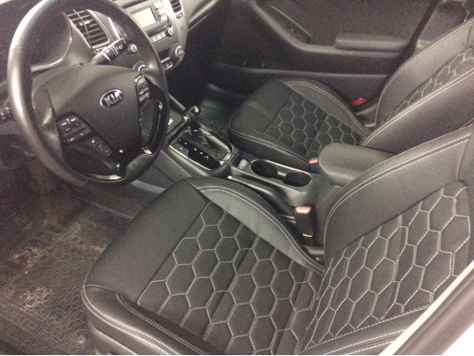 Каркасные авточехлы на KIA Cerato 3