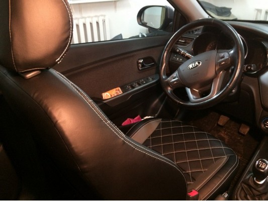 Каркасные авточехлы на KIA Rio 3