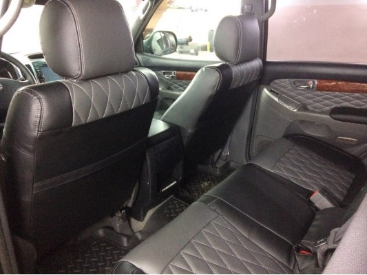Каркасные авточехлы на Toyota Land Cruiser Prado 120