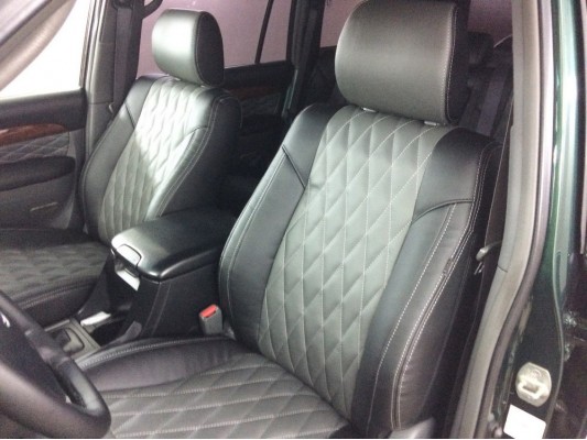 Каркасные авточехлы на Toyota Land Cruiser Prado 120