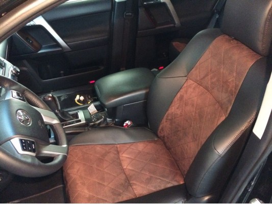 Каркасные авточехлы на Toyota Land Cruiser Prado 150