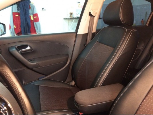 Каркасные авточехлы на Volkswagen Polo